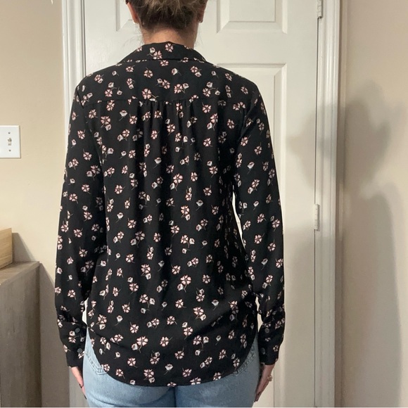 Loft Floral Blouse - Button Down - Picture 3 of 5